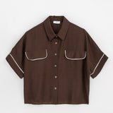 Moteriški marškiniai trumpomis rankovėmis