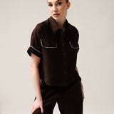 Moteriški marškiniai trumpomis rankovėmis