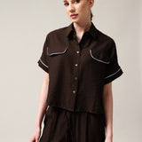 Moteriški marškiniai trumpomis rankovėmis