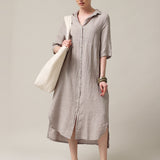 Moteriška suknelė, Capsule Collection, 100% linas