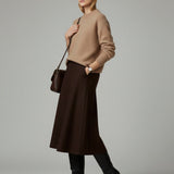 Moteriškas megztinis su alpakos jauniklių vilna