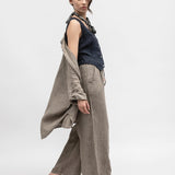 Moteriškos lininės kelnės, 100% linas, Capsule Collection