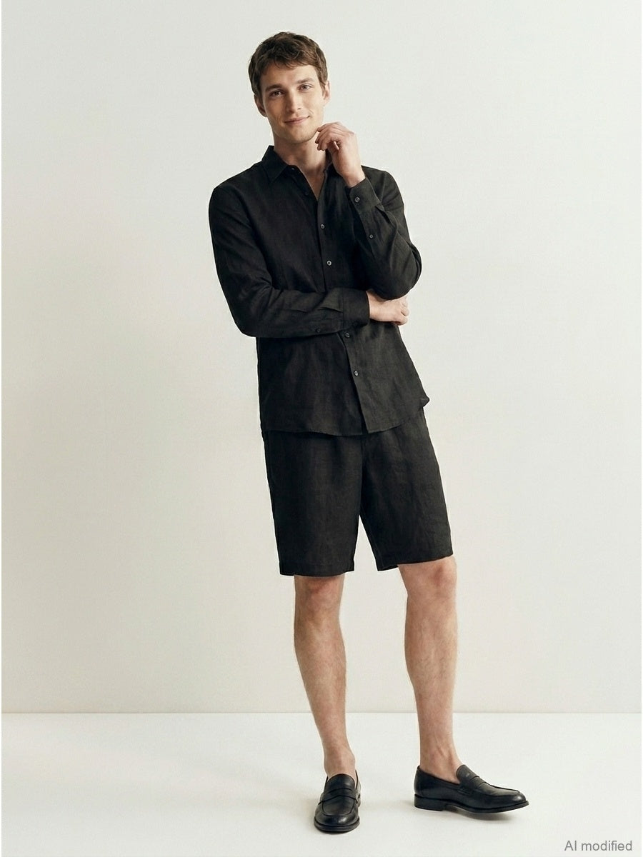 Vyriški šortai, Capsule Collection, 100% linas