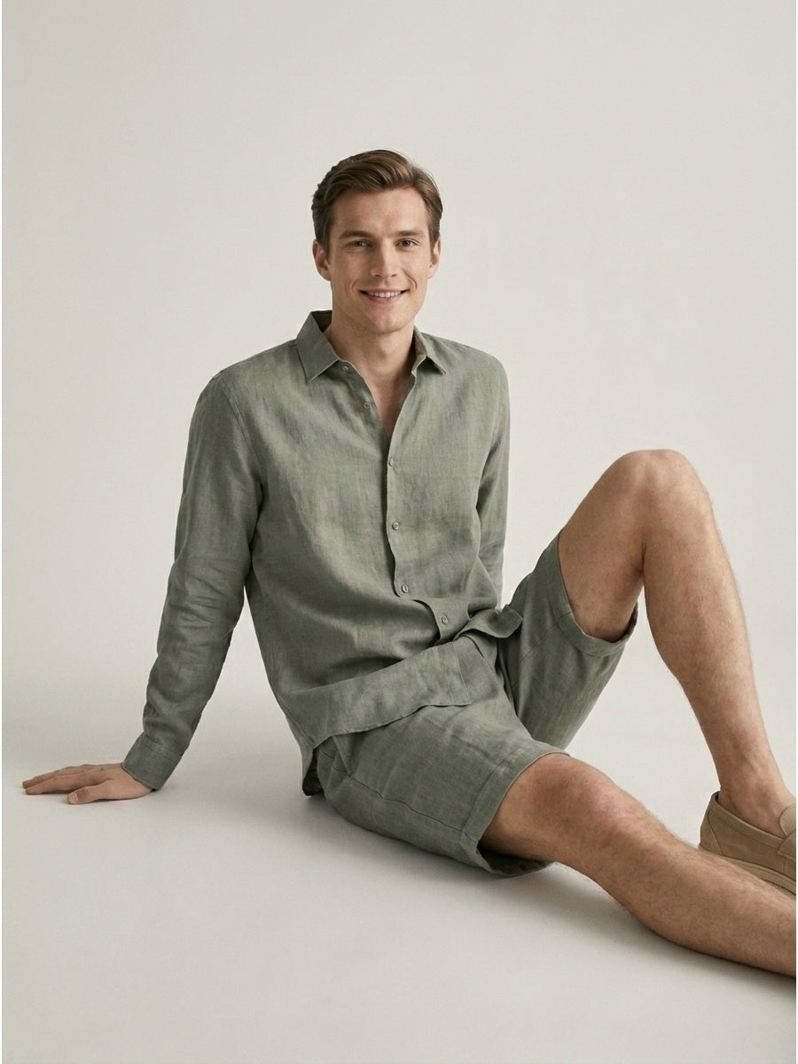 Vyriški šortai, Capsule Collection, 100% linas