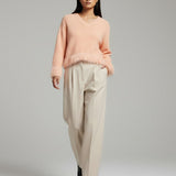 Moteriškas megztinis su alpakos jauniklių vilna