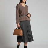 Moteriškas megztinis su alpakos jauniklių vilna