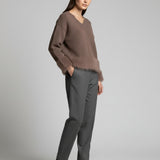 Moteriškas megztinis su alpakos jauniklių vilna