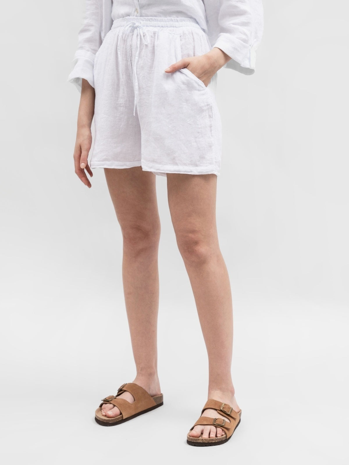 Moteriški šortai, Capsule Collection, 100% linas