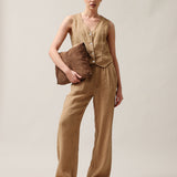 Moteriškos kelnės, Capsule Collection, 100% linas