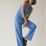 Moteriškos kelnės, Capsule Collection, 100% linas