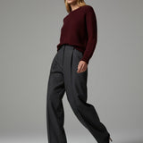 Moteriškas megztinis su alpakos jauniklių vilna