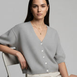 Moteriškas megztinis su alpakos jauniklių vilna