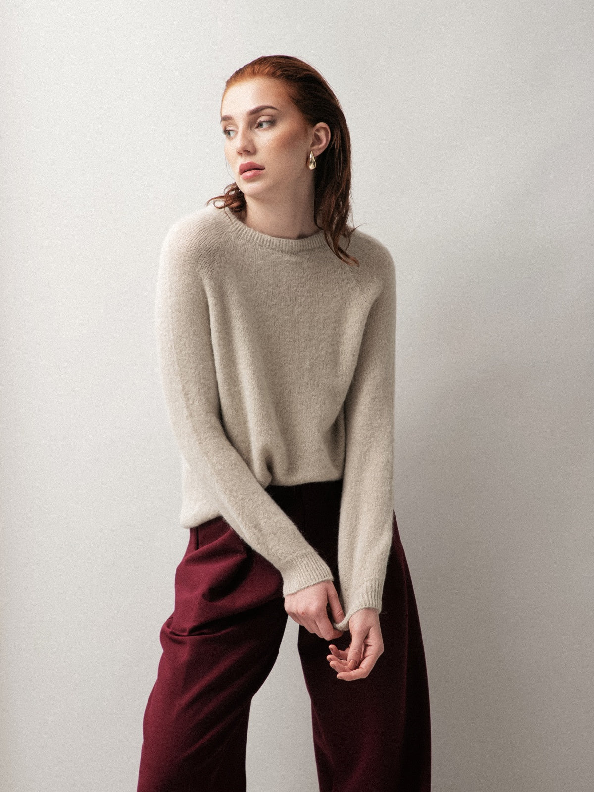Moteriškas megztinis su alpakos vilna, Capsule Collection