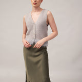 Moteriška liemenė su alpakos jauniklių vilna