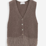 Moteriška liemenė su alpakos jauniklių vilna