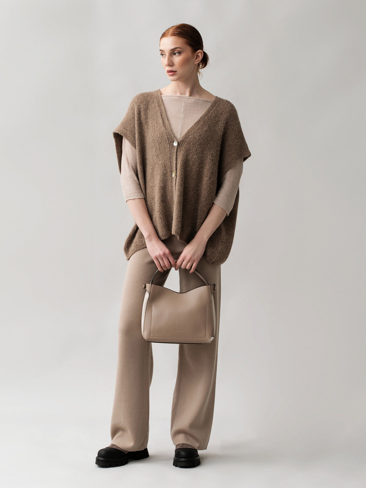 Moteriška liemenė su alpakos jauniklių vilna, Capsule Collection