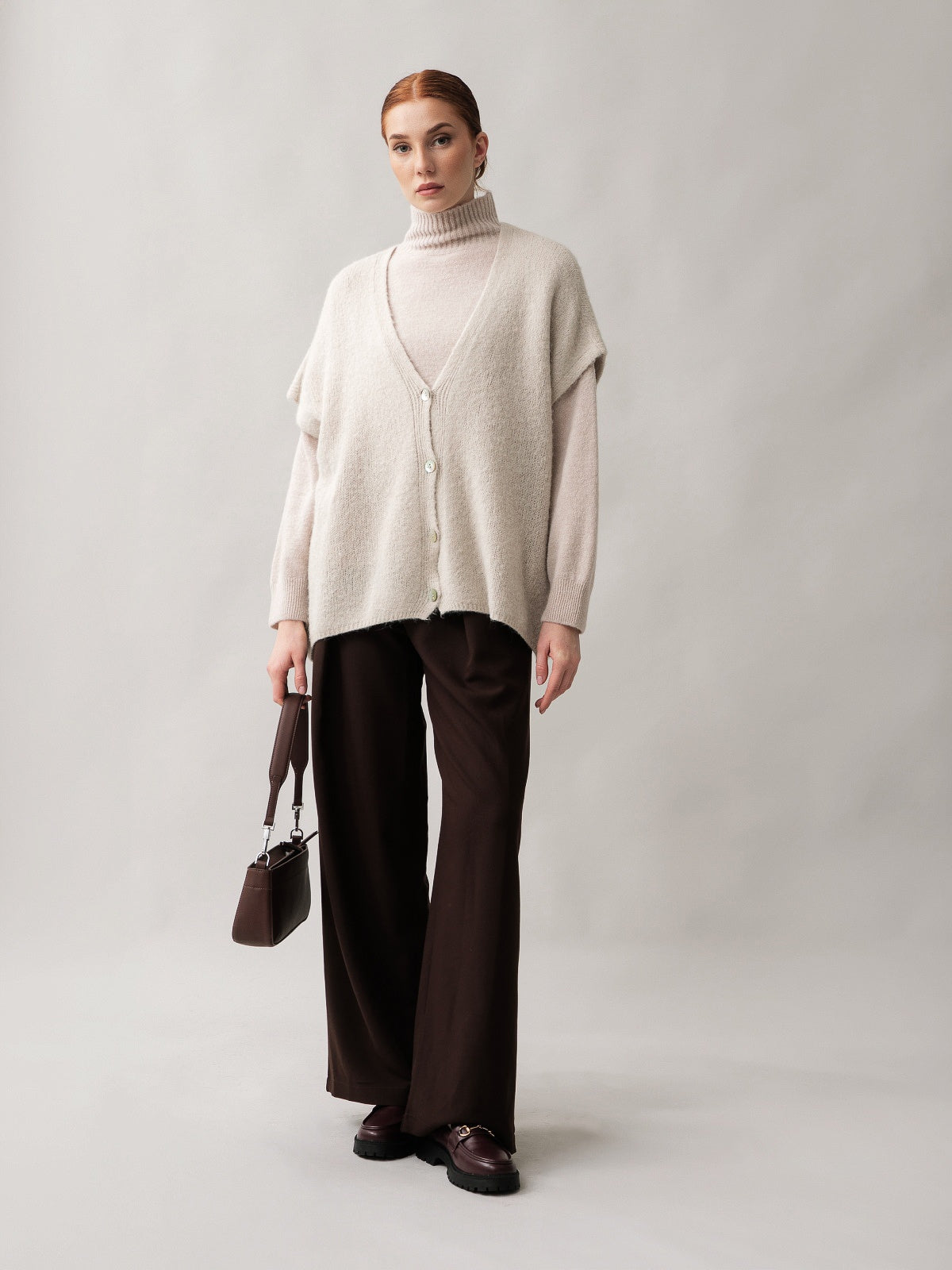 Moteriška liemenė su alpakos jauniklių vilna, Capsule Collection