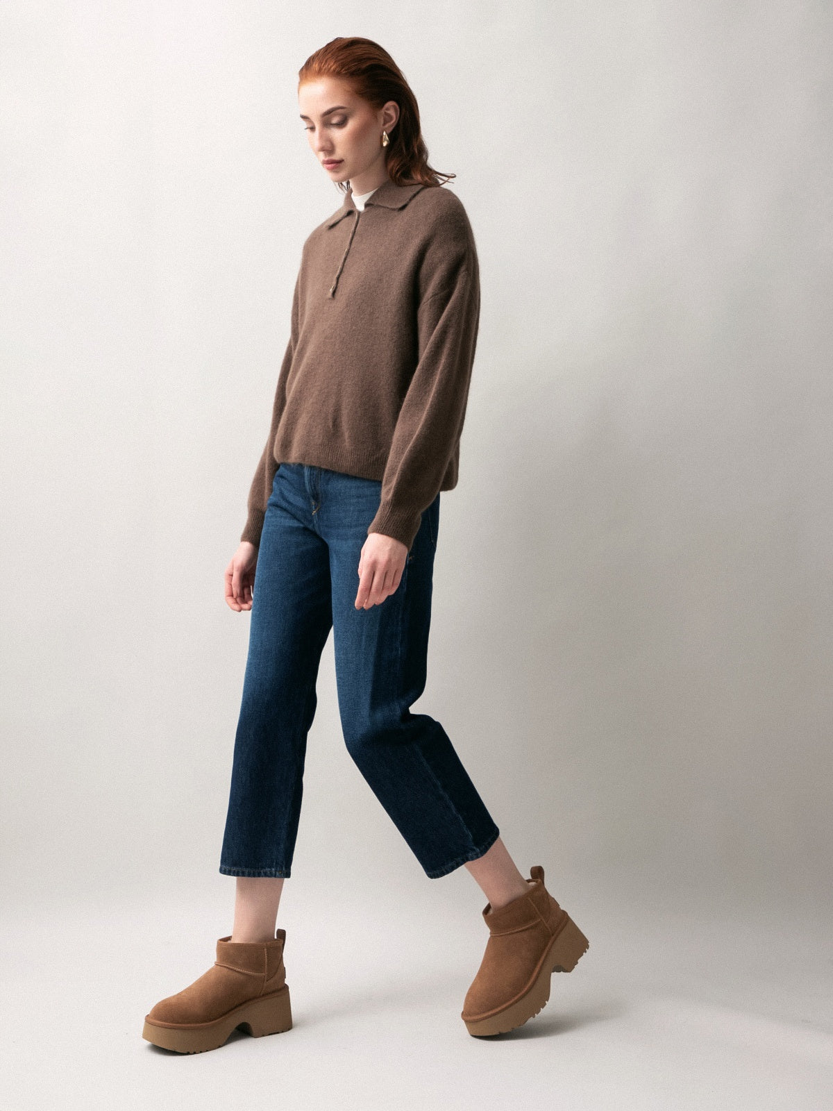 Moteriškas megztinis su alpakos jauniklių vilna, Capsule Collection
