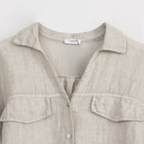 Moteriški lininiai marškiniai