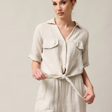 Moteriški marškiniai, Capsule Collection, 100% linas