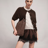 Moteriškas megztinis su alpakos jauniklių vilna