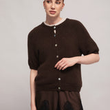 Moteriškas megztinis su alpakos jauniklių vilna