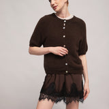 Moteriškas megztinis su alpakos jauniklių vilna