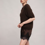 Moteriškas megztinis su alpakos jauniklių vilna