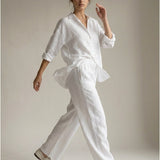 Moteriškos kelnės, Capsule Collection, 100% linas