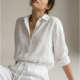 Moteriškos kelnės, Capsule Collection, 100% linas