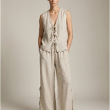 Moteriškos kelnės, Capsule Collection, 100% linas