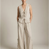 Moteriškos kelnės, Capsule Collection, 100% linas