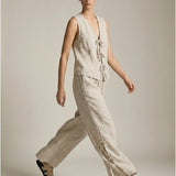 Moteriškos kelnės, Capsule Collection, 100% linas