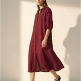 Moteriška suknelė, Capsule Collection, 100% linas