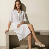 Moteriška suknelė, Capsule Collection, 100% linas