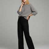 Moteriškas megztinis su moheros vilna