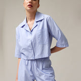 Moteriški trumpi kasdieniai marškiniai