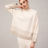 Moteriškas megztinis ir kelnės su kašmyru