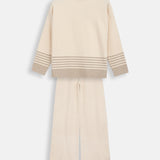 Moteriškas megztinis ir kelnės su kašmyru