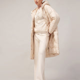 Moteriškas megztinis ir kelnės su kašmyru