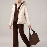 Moteriškas megztinis ir kelnės su kašmyru