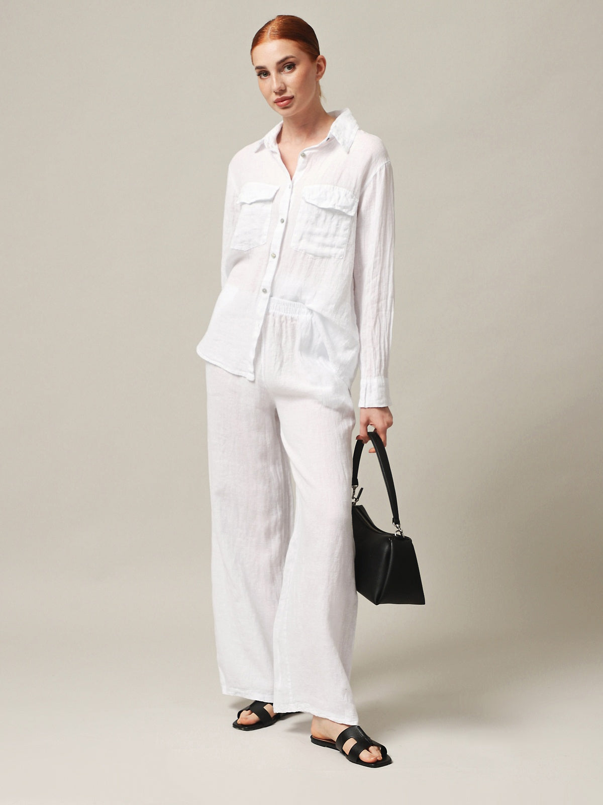 Moteriški marškiniai, Capsule Collection, 100% linas