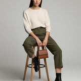 Moteriškas megztinis su alpakos jauniklių vilna