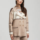 Moteriškas megztinis ir kelnės su kašmyru