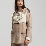 Moteriškas megztinis ir kelnės su kašmyru