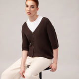 Moteriškas megztinis su alpakos jauniklių vilna