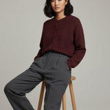 Moteriškas megztinis su vilna