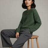 Moteriškas megztinis su vilna