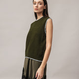 Moteriška liemenė su angoros vilna