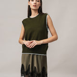 Moteriška liemenė su angoros vilna